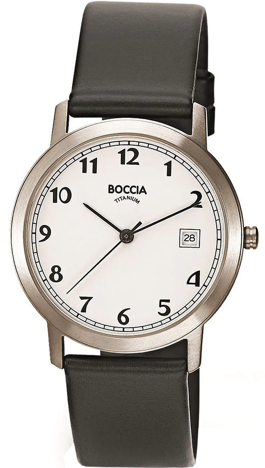 Boccia Classic 3617-01 Herren Uhr • Quarzuhr • Saphirglas