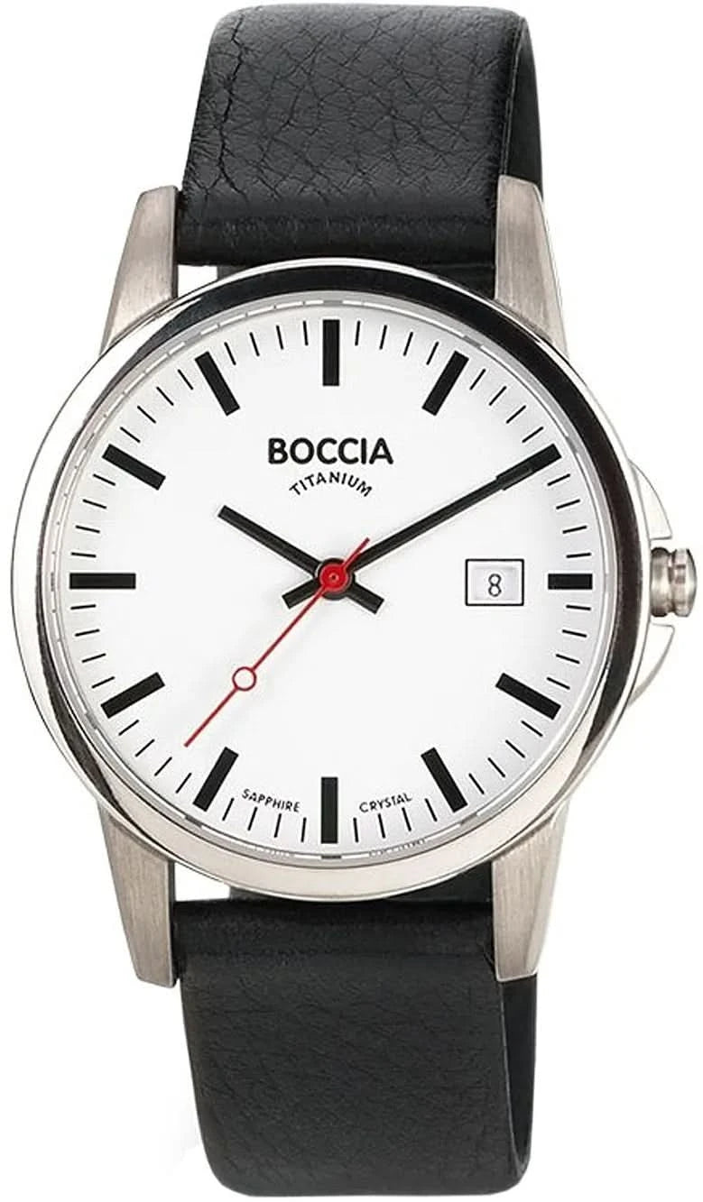 Boccia Titanium 3625-05 Herrenuhr • Reintitan • Saphirglas