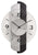 AMS Wanduhr 42x27x6 cm Holz • Modernes Quarzwerk • Made in Germany