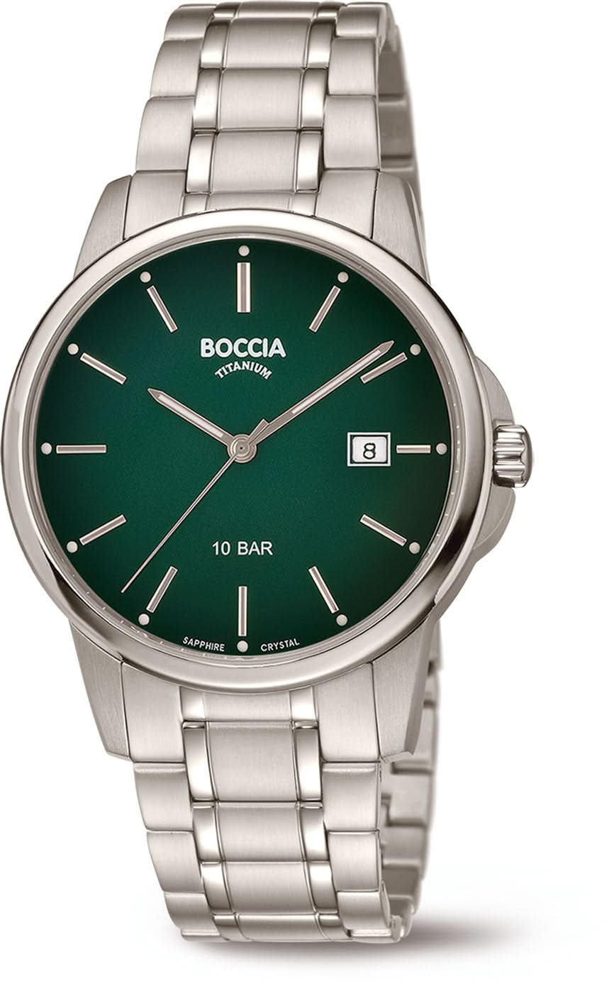 Boccia 3633-05 Men's Watch - Pure Titanium - Hypoallergenic