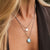 Zendala Layering Necklace Mother-of-Pearl/Silver - Holzkern Model: Jewelry