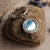Zendala Earrings with Round Pendant - Wooden Core Model: Jewelry