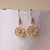 Aphonia Snowflake Wooden Core Model Earrings