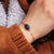 Mirror Bracelet with Oval Pendant - Wooden Core Model: Jewelry