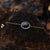 Mirror Bracelet with Oval Pendant - Wooden Core Model: Jewelry