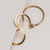 Awakening Necklace (Marble/Gold) Snake Chain with Square Pendant - Wood Core Model: Jewelry