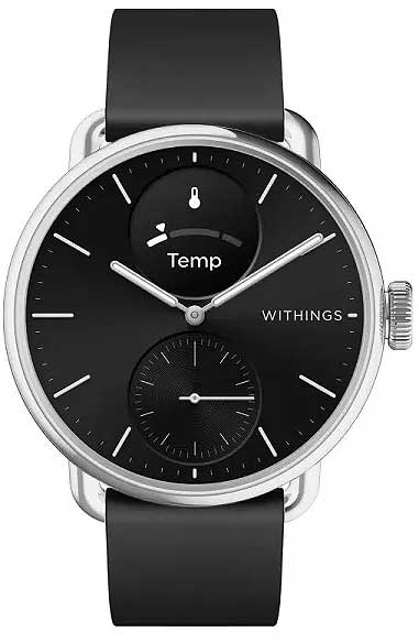 schwarz 38 mm Damen/Herrenuhr - Withings Modell: 2
