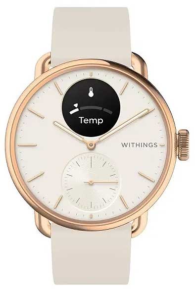 Withings ScanWatch 2 SCANWATCH2-38RGW Women's Watch • Clinically Validated Health Trackers • Long Battery Life