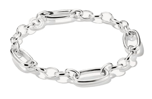 Glieder-Charm-Armband mit drei Connect Links, aus Silber - Thomas Sabo Modell: C1203-001-21-L15