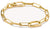 Link Charm Bracelet with Connect Link, made of silver, gold plated - Thomas Sabo Model: C1205-413-39-L15