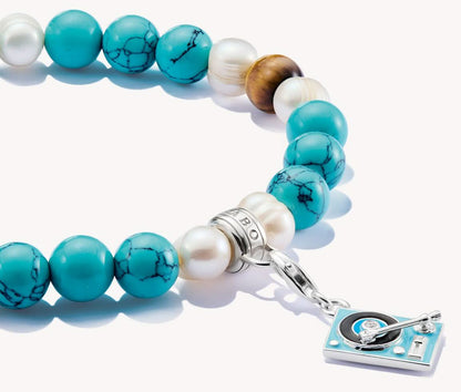 Thomas Sabo Bead Bracelet with Colorful Stones Silver