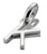 Thomas Sabo Charm Pendant Letter K Connect Silver