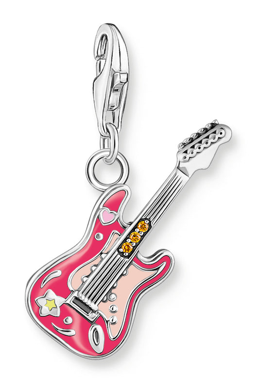 Thomas Sabo Charm-Anhänger E-Gitarre Silber