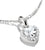 Thomas Sabo Charm-Anhänger Herz mit Steinen Connect Silber