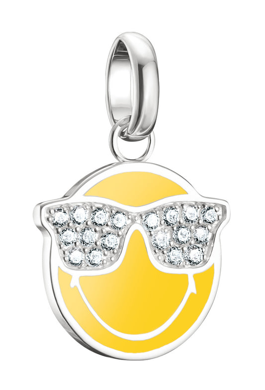 Thomas Sabo SMILEYWORLD® Sunglasses Charm-Anhänger Connect Silber