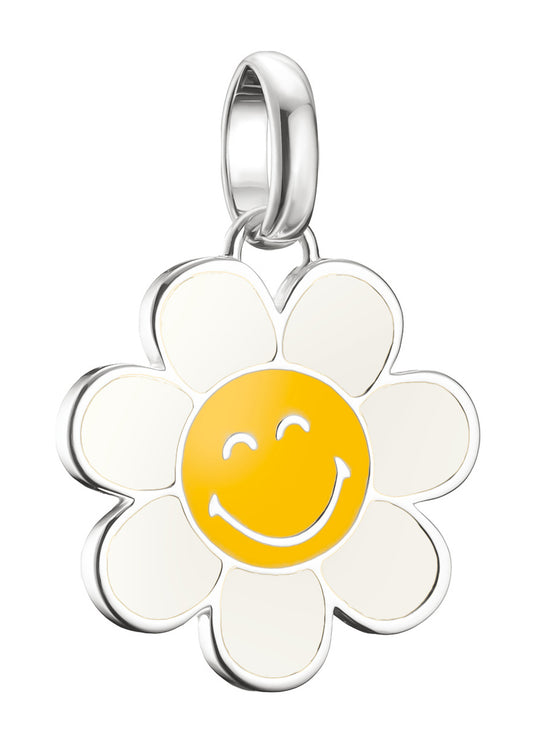 Thomas Sabo SMILEYWORLD® Daisy Charm-Anhänger Connect Silber