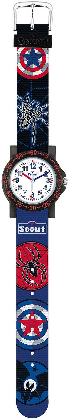 Scout 375.020 Jungen Uhr • Robust • Klares Zifferblatt • 5 Bar wasserdicht