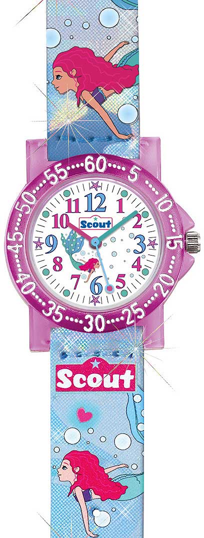 Scout Magic Sea 375032 Girls' Watch • Ocean-Themed • 5 Bar Water Resistant