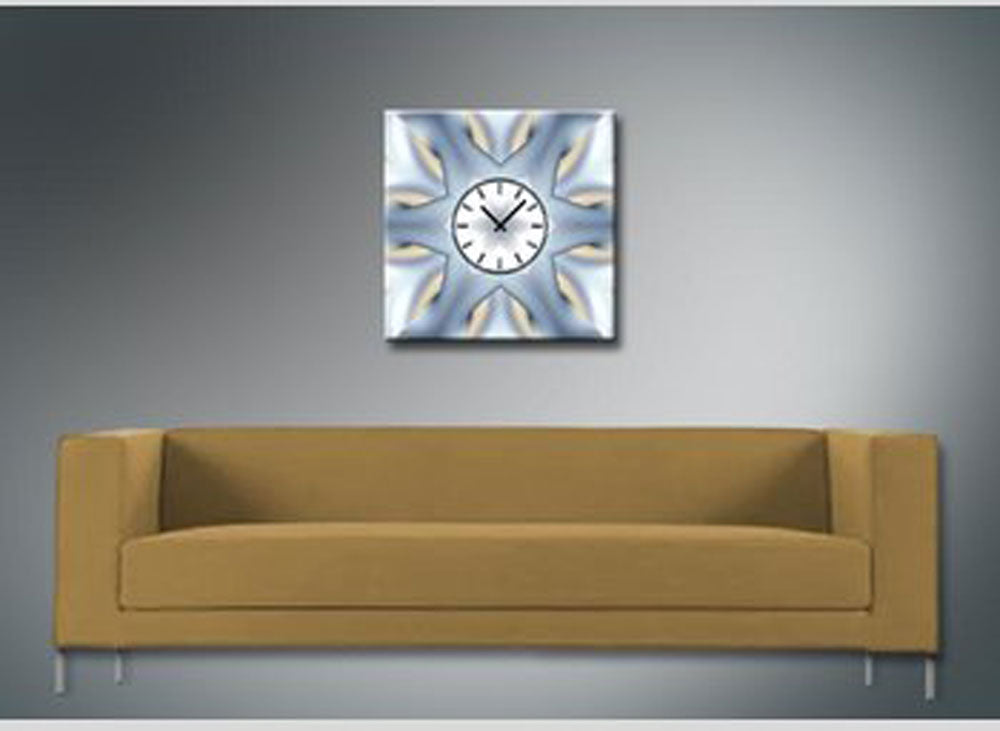 Dixtime Wanduhr 30 cm Ø Aluminium • Lautloses Uhrwerk • Modernes Design