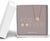 Set Halskette mit Anhänger und Ohrstecker - Bering Jewelry Modell: 414Sparkle-708-Rosegold