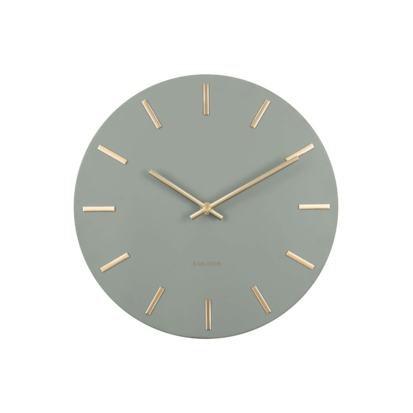 Karlsson Wanduhr 30 cm Ø Metall • Lautloses Quarzwerk • Modernes Design