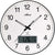 Atlanta Wanduhr 39x39x6 cm Kunststoff • Funkgesteuert • Lautloses Quarzwerk