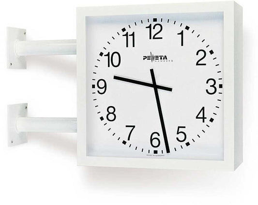 Großraumuhr doppelseitig - Peweta Modell: 51.372.512