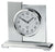 AMS Tischuhr 16x17x6 cm Metall • Modernes Funkwerk • Elegantes Design