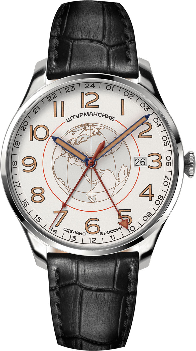 Sturmanskie Sputnik 51524 Herren Uhr • Quarz Uhrwerk • GMT-Funktion
