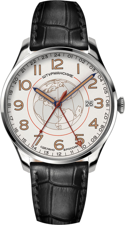 Sturmanskie Sputnik 51524 Herren Uhr • Quarz Uhrwerk • GMT-Funktion