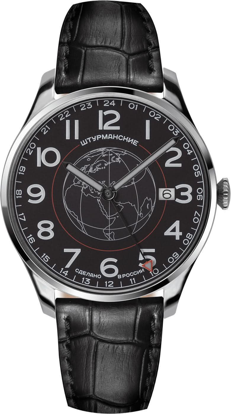Sturmanskie Sputnik GMT 51524-1071665 Herren Uhr • Präzises Quarzwerk • GMT-Funktion
