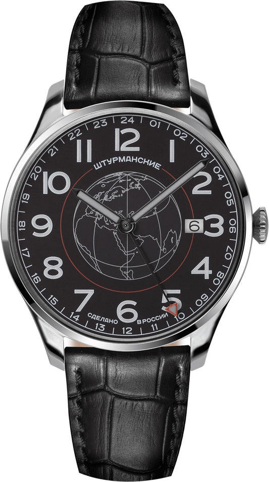 Sturmanskie Sputnik GMT 51524-1071665 Herren Uhr • Präzises Quarzwerk • GMT-Funktion