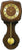 AMS Wanduhr 58x26x10 cm Holz • Funkwerk • Westminster Melodie