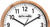 AMS Wall Clock 30x30x4.5 cm Plastic • Radio-Controlled • Silent