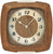 AMS Wall Clock 28x27 cm Oak • Radio-Controlled • Arabic Numerals