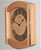 AMS Wall Clock 27x27x5 cm Wood • Silent • Radio-Controlled