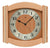 AMS Wall Clock 27x27x5 cm Wood • Silent • Radio-Controlled