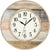 AMS Wanduhr 35 cm Ø Holz und Kunststoff • Funkgesteuertes Quarzwerk • Klares Design