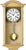 AMS Wanduhr 53x27x13 cm Holz • Mechanisch • Rundgong