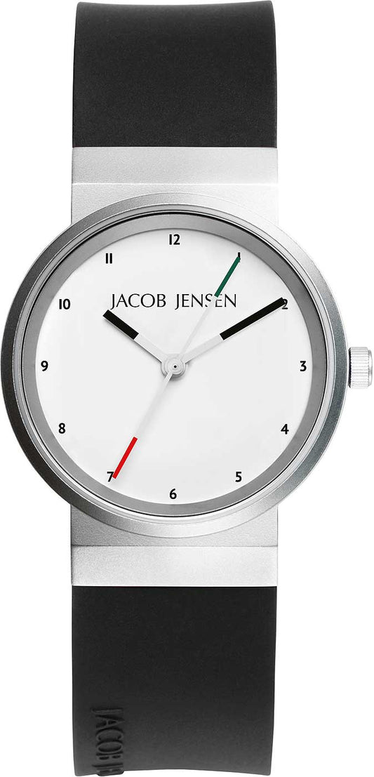 Jacob Jensen 646 Herren Uhr • Saphirglas • Quarzwerk