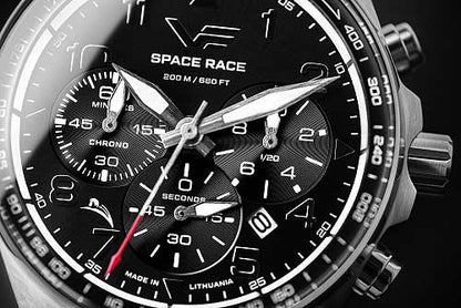 Vostok Europe Space Race 6S20-325A741B Herrenuhr • 20 ATM Wasserdicht • K1 Sicherheitsglas