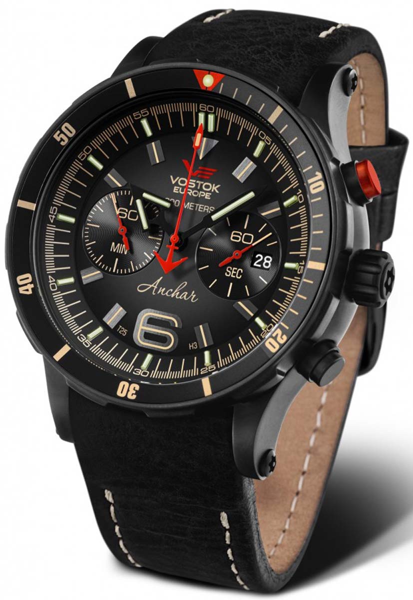 Vostok Europe Anchar 6S21-510C582 Herren Uhr • Quarz Chronograph • 30 ATM Wasserdicht