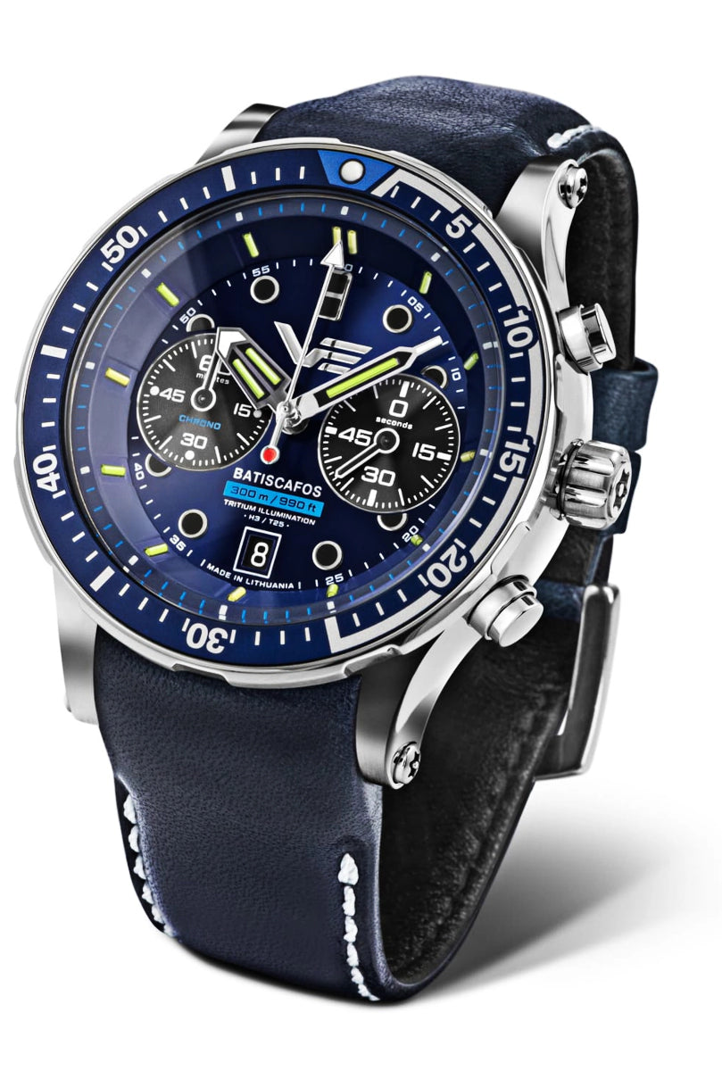 Vostok Europe Batiscafos 6S21-511A772 Men's Watch • Tritium Tubes • 30 ATM