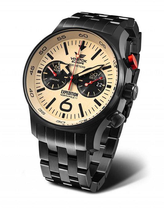 Vostok Europe Expedition North Pole 1 6S21-595C644B Herren Uhr • Chronograph • 20 Bar