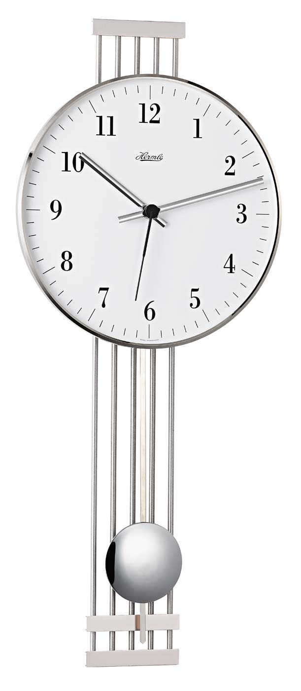 Hermle Wanduhr 56x24x7 cm Metall • Modernes Design • Made in Germany