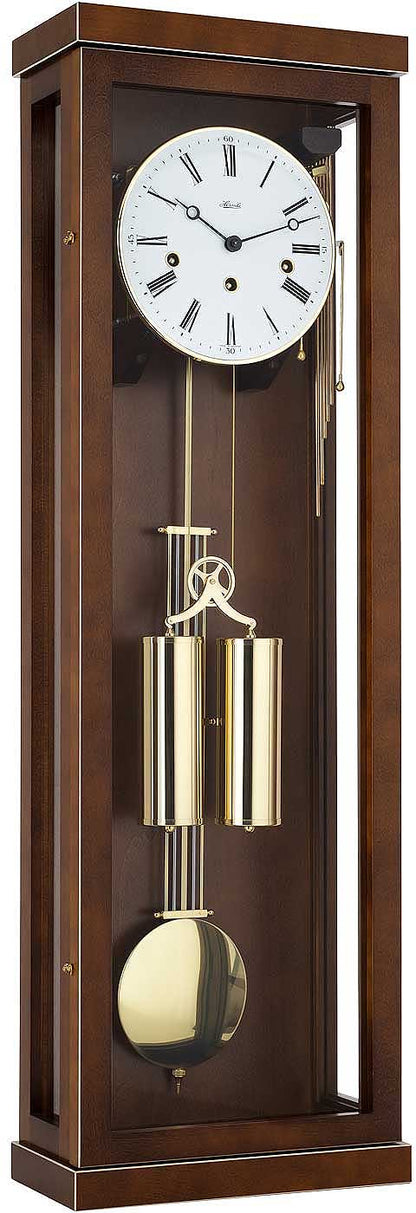 Hermle Wanduhr 86x27x13,5 cm Holz • Westminster Schlagwerk • Automatische Nachtabschaltung
