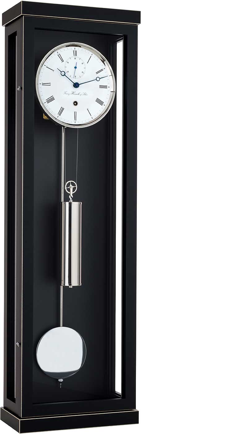 Hermle Wanduhr 88x27x13,5 cm Holz • 31-Tage Gangreserve • Präzisions-Seilzugwerk