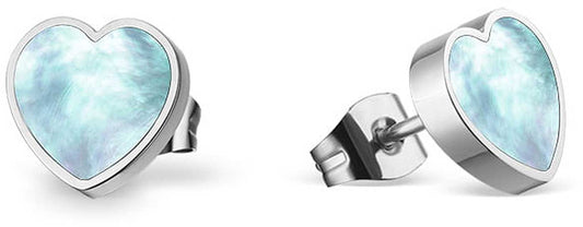Ohrringe aus Edelstahl in Herzform - Bering Jewelry Modell: 715-17-05