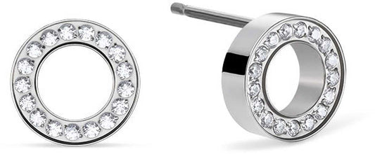 Runde Ohrstecker mit Steinchen besetzt - Bering Jewelry Modell: 721-17-05