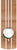 AMS Wanduhr 60x23x7 cm Holz • Präzises Quarzpendelwerk • Zeitloses Design